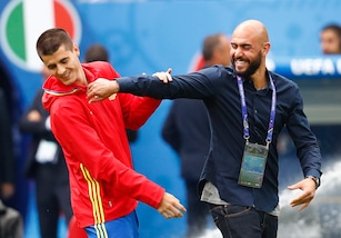 Italia-Spagna, Zaza e Morata scherzano prima della partita