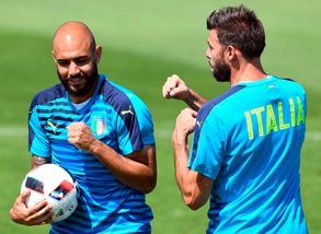 Italia-Germania, quanti sorrisi per gli azzurri in allenamento