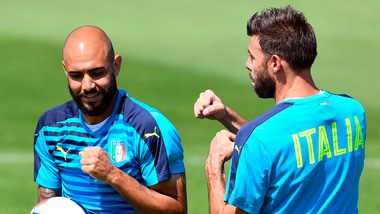 Italia-Germania, quanti sorrisi per gli azzurri in allenamento