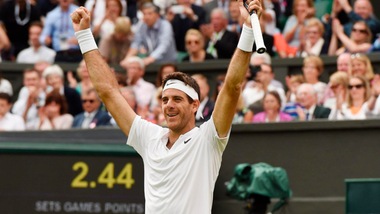 Tennis, sorpresa a Wimbledon: Del Potro elimina Wawrinka