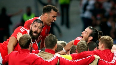 Euro 2016: Galles-Belgio 3-1, le immagini della clamorosa vittoria