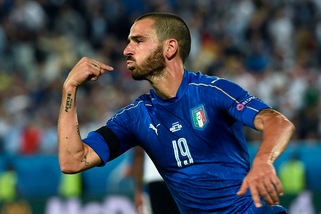 Germania-Italia, il rigore di Bonucci è perfetto: che esultanza!