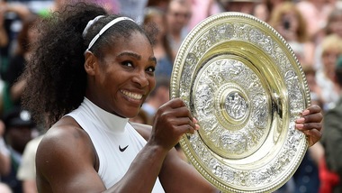 Tennis: Serena Williams trionfa a Wimbledon