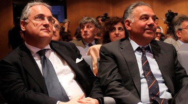 Lotito: «La Roma non ha i soldi». Pallotta: «Lui è una barzelletta»