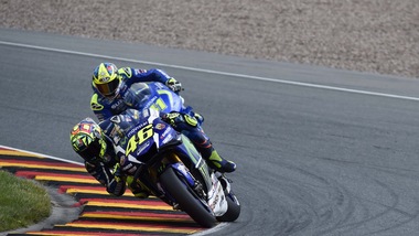 MotoGp Sachsenring, Rossi: «Prima fila ok, ma potevo fare meglio»