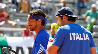Tennis, quarti di Coppa Davis: l'Italia perde nel doppio