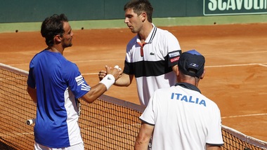 Tennis, Coppa Davis: Fognini ko, Italia eliminata