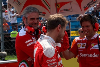 F1 Ferrari, Arrivabene accusa: «Doppia manovra di Verstappen»