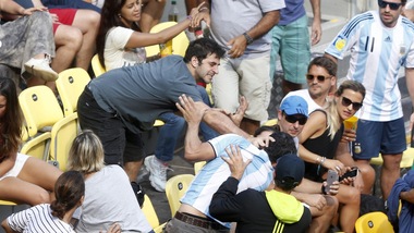 Rio 2016, tennis: botte in tribuna tra tifosi argentini e brasiliani