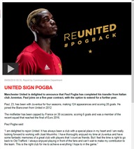 Calciomercato Juventus, Pogba: «E' stata una lunga vacanza, ora sono a casa»