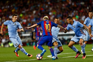 Barcellona-Sampdoria 3-2: show di Messi, a segno Muriel e Budimir