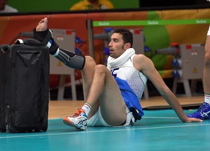 Buone notizie per Birarelli, lieve distorsione alla caviglia