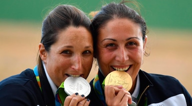 Olimpiadi, Skeet donne: doppietta azzurra! Bacosi oro, Cainero argento
