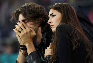 Rio, Tamberi in lacrime in tribuna: la fidanzata lo consola