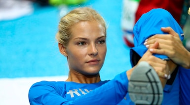 Rio 2016: la bellissima Darja Klishina, unica russa alle Olimpiadi