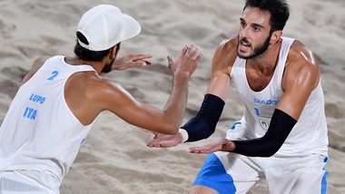 Olimpiadi, beach volley: Lupo-Nicolai, l'oro in lavagna a 3,00