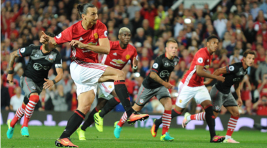 Premier League: Manchester United-Southampton 2-0, decide Ibrahimovic anche nel giorno di Pogba