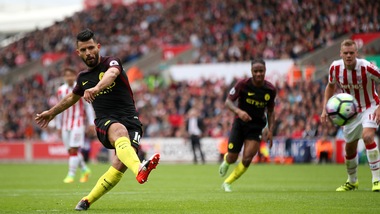 Stoke-Manchester City 4-1: doppietta Aguero e Nolito
