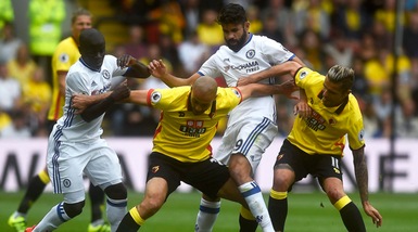 Premier League, Watford-Chelsea 1-2: Conte batte Mazzarri in rimonta