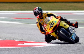 Moto2, Rins cade in allenamento: clavicola fratturata