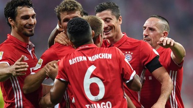 Bayern Monaco-Werder Brema 6-0, esordio show per Ancelotti