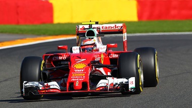F1, Gp Belgio: Raikkonen primo in Fp3, Vettel terzo