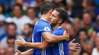 Premier League, Chelsea-Burnley 3-0: Conte in vetta alla Premier