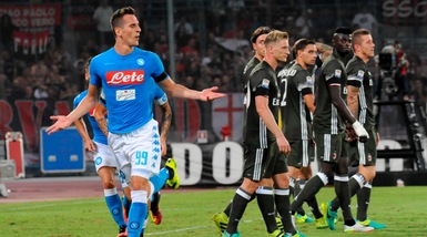 Serie A, Napoli-Milan 4-2: super Milik e Callejon stendono i rossoneri