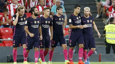 Barcellona, basta Rakitic con il Bilbao. I catalani agganciano il Real e il Las Palmas