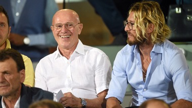 Cesena-Perugia, Balzaretti in tribuna con Sacchi