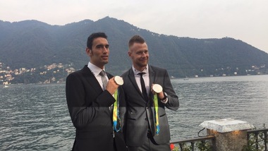 Azzurri, passerella a Cernobbio con l'argento olimpico.