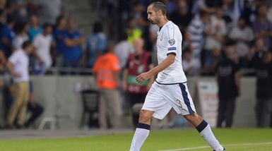 Italia, Chiellini: «La mia una serata no, ma il gruppo è stato formidabile»