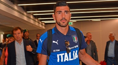 Italia, gli azzurri al rientro da Israele