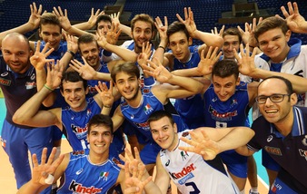 Poker di vittorie azzurro. Under20 in semifinale