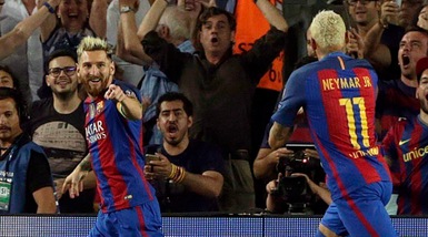 Champions: Barça e Bayern super. Psg-Arsenal 1-1