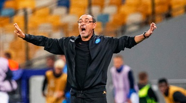 Champions League Napoli, Sarri: «Buona vittoria, potevamo fare meglio»