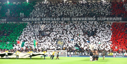 Juventus-Siviglia, lo Stadium è uno spettacolo!