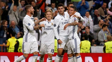 Real Madrid-Sporting Lisbona 2-1: Morata decisivo al 94'