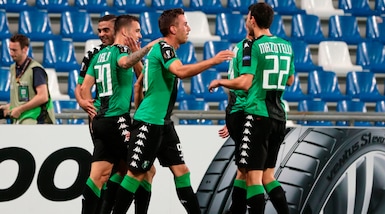 Europa League, Sassuolo-Athletic Bilbao 3-0: che show con Lirola, Defrel e Politano