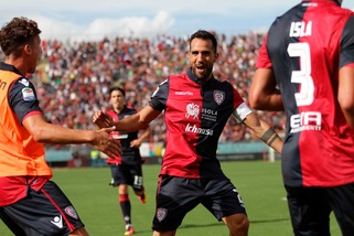 Cagliari-Atalanta 3-0, Borriello stende i bergamaschi