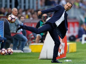 Allegri, il colpo di tacco è quello dei giorni migliori