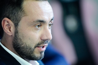 Serie A Palermo, De Zerbi: «Grande vittoria, con la Juventus a testa alta»