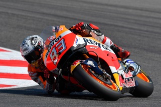 MotoGp, Aragon: Marquez più veloce, Rossi insegue nelle prime libere