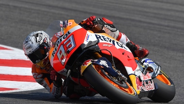 MotoGp, Aragon: Marquez più veloce, Rossi insegue nelle prime libere