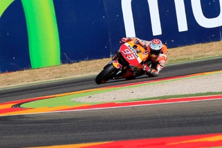 MotoGp Aragon: Fp4, Marquez ancora il più veloce, secondo Rossi