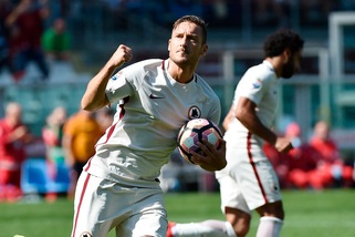 Torino-Roma, Totti realizza il 250esimo gol in Serie A