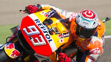 MotoGp Aragon, vittoria a Marquez, spettacolo e terzo posto per Rossi