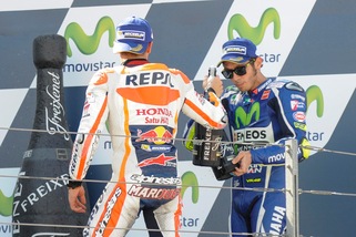 MotoGp Aragon, Rossi: «Curva sbagliata, peccato: ora mi rimbocco le maniche»