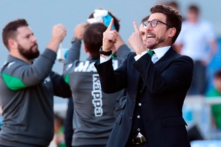 Serie A Sassuolo, Di Francesco: «Soffre la Juventus, figuriamoci noi...»
