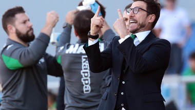 Serie A Sassuolo, Di Francesco: «Soffre la Juventus, figuriamoci noi...»
